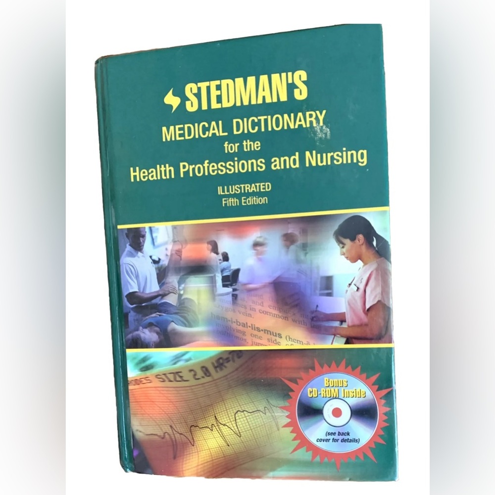 Stedman’s Medical Dictionary Hardback Book For Health Professions With CDROM